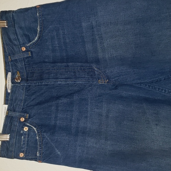 ZARA WOMAN THE REAL STRAIGHT HIGH RISE JEAN - Picture 5 of 12